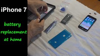 How to Replace an iPhone 7 amp 7 Plus Battery  DIY at Home  Complete Tutorial [upl. by Bethany]