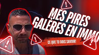 LES PIRES GALÈRES QUE J’AI EU EN IMMOBILIER 🇫🇷 🇲🇦 [upl. by Arabelle169]