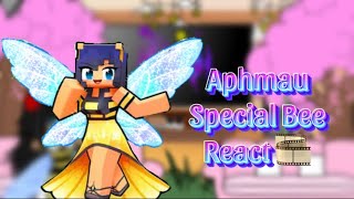 🇬🇧 🍪Aphmau gacha react 🍪  🐝 spécial Bee 🐝  🍰 [upl. by Nilat537]