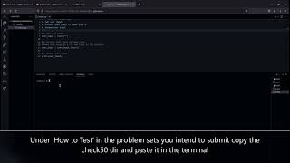 Harvard CS50 Python  How to submit problem Sets [upl. by Molahs]
