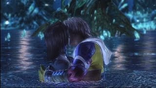 PS3 Final Fantasy X HD Remaster Tidus and Yuna  Kissing Scene [upl. by Oravla]