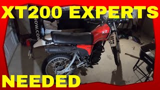 YAMAHA XT200 EXPERTS NEEDED PLEASE SHARE WITH A YAMAHA XT200 LOVER [upl. by Ahseekan597]