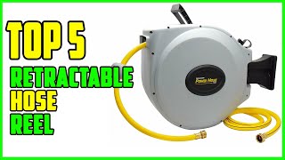 TOP 5 Best Retractable Hose Reel 2023 [upl. by Toomay]