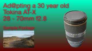 Adapting Vintage Tokina ATX 2870mm f28 on Lumix S5 Sample Footage Hengistbury Head [upl. by Amalle]