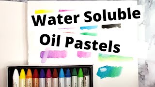 Water Soluble Oil Pastels from Art Philosophy Prima Marketing  my thoughts on them [upl. by Aihsotal]