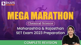 BYJUS SET EXAM  Maharashtra amp Rajasthan SET 2023 Chemical Science Revision Part1  SET Exam 2023 [upl. by Hamel]