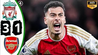 Martinelli Goal Arsenal vs Liverpool 31 Highlights amp All Goals 2024 [upl. by Lanevuj]