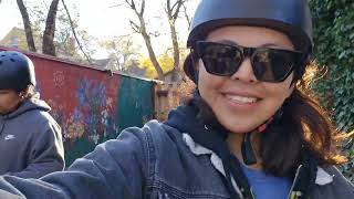 End of October vlog traveling and going to Schnepf Farms pumpkin patch [upl. by Nereil]