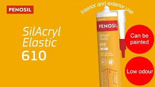 PENOSIL SilAcryl Elastic 610 Paintable sealant [upl. by Strohbehn505]