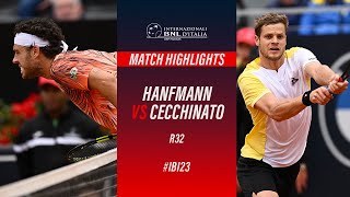 Hanfmann vs Cecchinato R32 Match Highlights  IBI23 [upl. by Farra]