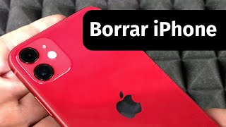 Cómo Borrar un iPhone 11  Restaurar el iPhone a los ajustes de fábrica [upl. by Ulrich]