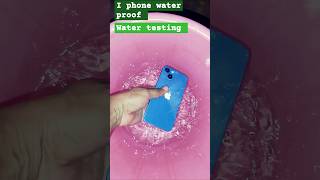 I Phone water testing water proof mobile I phone vs android which better smartphonewatertesting [upl. by Gilbye]