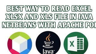 How to Read Excel File in Java with Apache POI  Read Excel in Java  NetBeans IDE [upl. by Ymorej]