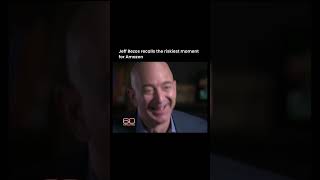 Jeff Bezos Recalls RISKIEST Moment For AMAZON [upl. by Eelrebmyk417]