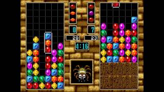 Columns III Revenge of Columns  Sega Genesis Gameplay [upl. by Kariv]