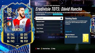 How to Complete Eredivisie TOTS Hancko Objectives Fast ⭐ Fifa 23 Ultimate Team [upl. by Banyaz]