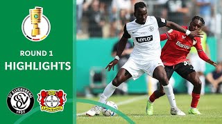 Leverkusen eliminated after First Round Elversberg vs Leverkusen 43  Highlights  DFB Pokal [upl. by Eejan]