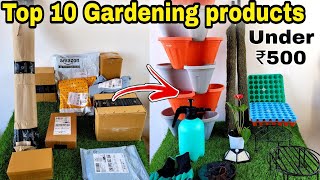 Top 10 Gardening Products Under 500 Rs from Amazon gardening gifts [upl. by Huttan]