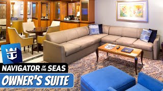 Navigator of the Seas  Owners Suite  1 Bedroom Full Tour amp Review 4K  Royal Caribbean [upl. by Tillio]