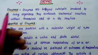 Pharmacognosy ENZYMES [upl. by Pablo224]