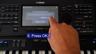 How to get the instrumentinfon27 file on Yamaha PSR SX700 and PSR SX900 instruments [upl. by Zerimar]