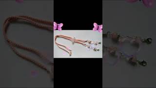 Strap masker Juntai handmade craft diy aesthetic fypシ゚viral [upl. by Goldner]