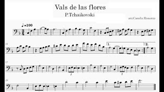 Waltz of the Flowers for Cello Solo Sheet Music Tchaikovsky [upl. by Islean773]