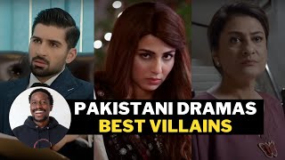 MY TOP 5 VILLAINS IN PAKISTANI DRAMAS MUST WATCH [upl. by Hanser]