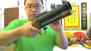 King Arms M79 Sawed Off Grenade Launcher Review and Shooting Test [upl. by Frayne504]