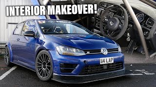 Installing MORE CUSTOM Interior Modifications to my MK7 Golf R [upl. by Baudoin82]