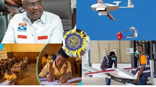 BAWUMIA LEGACY Drones Deliver 2024 BECE Exam Papers To Rural Areas [upl. by Aufa]