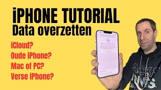 NIEUWE iPHONE HOE ZET IK DATA OVER  TUTORIAL [upl. by Zucker423]