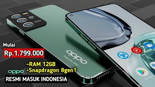 BARU SAJA RESMI DI INDONESIA🔥 HP OPPO TERBARU MASUK PASAR INDONESIA 2023 [upl. by Magdau]