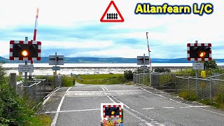 Allanfearn Level Crossing Highland [upl. by Terrell926]