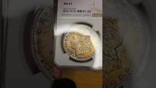 Toned Carson City Morgan Dollar ngc rarecoins oldcoins collectibles money silver gold invest [upl. by Nyrrek]