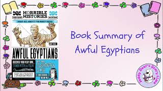 Awful Egyptians by Terry Deary  Book Summary  Horrible Histories [upl. by Sumner]