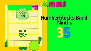 Numberblocks Band Ninths 35 [upl. by Asor]