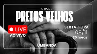 AO VIVO SESSÃO DE PRETOVELHO umbanda espiritualidade pretovelho [upl. by Nivram]