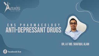 CNS Pharmacology  Antidepressant Drugs [upl. by Elleined]