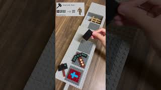 Upgrading Minecraft Netherite Pickaxe BUT Lego  New Smithing Table [upl. by Nnyla]