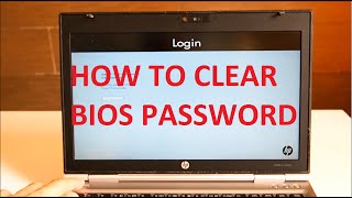 How to remove  clear BIOS password from HP Laptops [upl. by Rip]