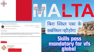 skillspass Malta  work permit update malta vijay Malta 🇲🇹 [upl. by Eille]