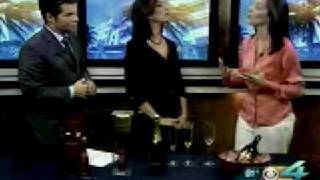 Sabering Champagne on CBS [upl. by Tedman]