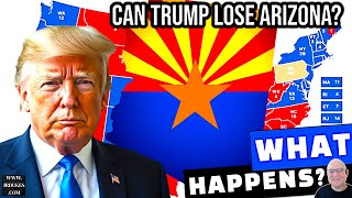 What happens IF Donald Trump LOSES Arizona in the 2024 election Trump trump2024 trumpvsharris [upl. by Ayatnwahs]