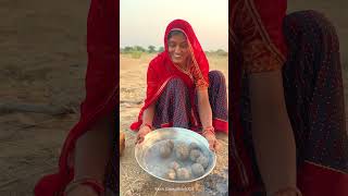 खेत में दाल बाटी 😍 daalbaati rajasthan desi khana food foodshorts youtubeshorts shorts [upl. by Lytsyrk]