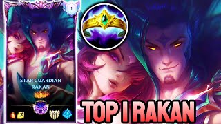 WILD RIFT RAKAN  TOP 1 RAKAN GAMEPLAY  EX SOVEREIGN RANKED [upl. by Dagall]