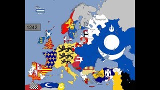 Europe Timeline of National Flags Part 8 [upl. by Michaella]