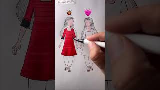 Girl drawing ❤️ like and subscribe please [upl. by Sileas66]