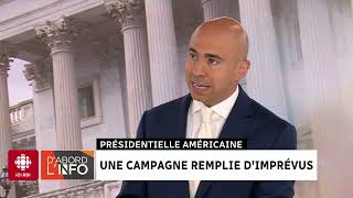 Présidentielle américaine  une campagne remplie dimprévus  Dabord linfo [upl. by Craggy]