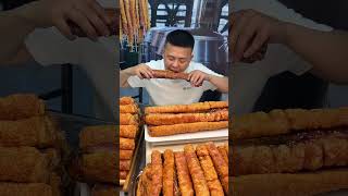 Crispy pork belly tastes so delicious eatingchallenge food [upl. by Cirilo645]